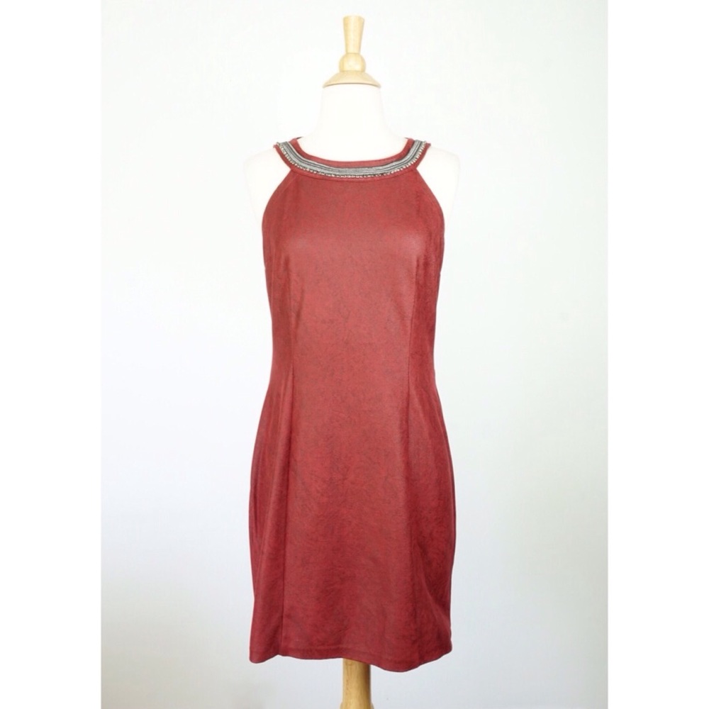 Dark red dress, size 8